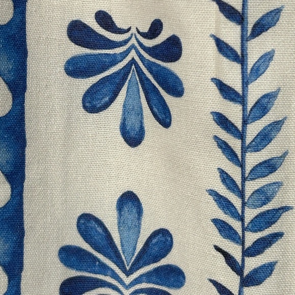 Peppermayo born for Bordeaux linen midi skirt Floral Wave - Picture 8 of 9